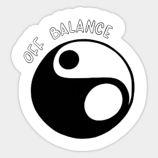 Off Balance Sticker